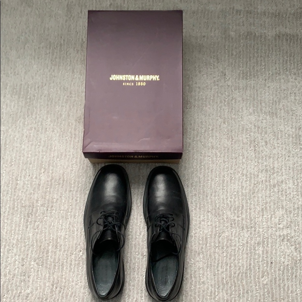 J & M Leather Plain Toe Oxfords
